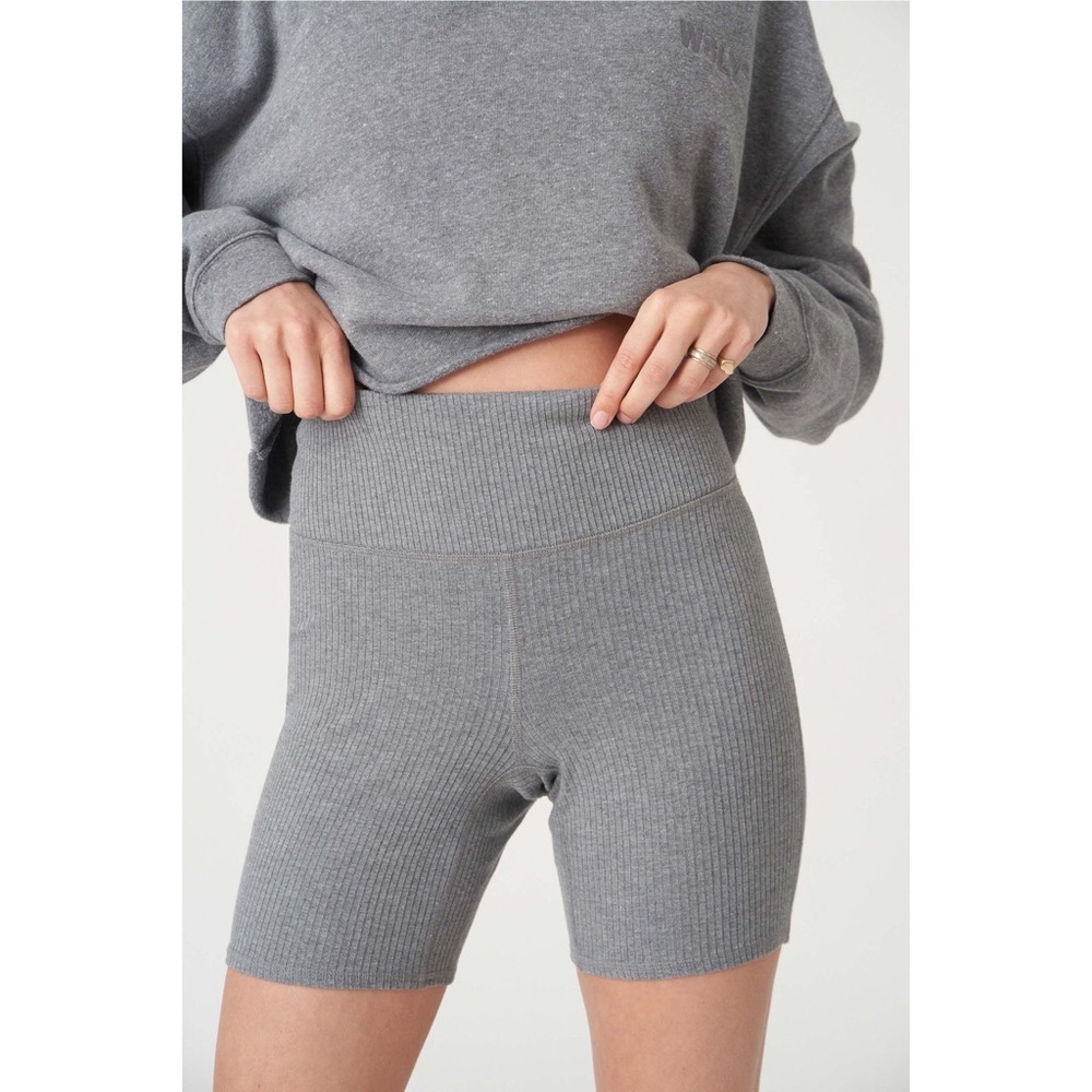 WSLY Rivington 7” Ribbed High-Waist Short - Picture 2 of 9